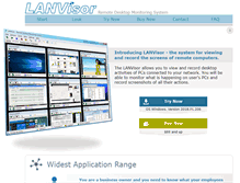 Tablet Screenshot of lanvisor.com